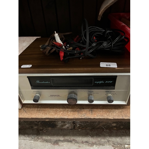 88 - A Pioneer sr-202W amplifier.