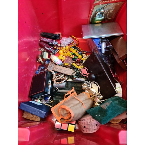 226 - Two boxes of various toys to include die-cast, various models, few religious items, jewellery, colle... 