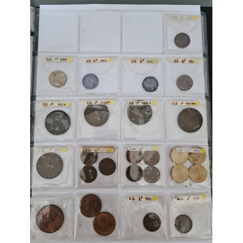 27 - A coin album of collectable coins including silver, 50 pence pieces, 1797 Cartwheel penny etc and th... 