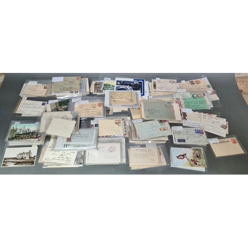 49 - A large collection of vintage postcards, stamps and ephemera etc.