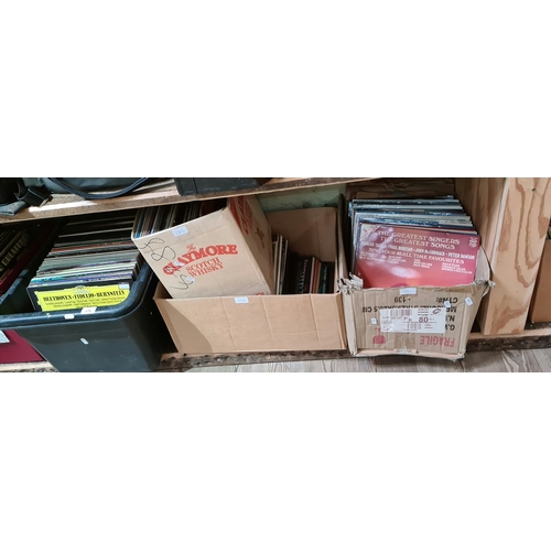 175 - Four boxes of records, mostly classical.