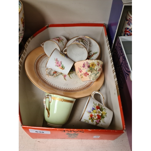 638 - Various Royal Worcester coffee ware