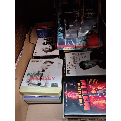 70 - A box of assorted Elvis memorabilia.