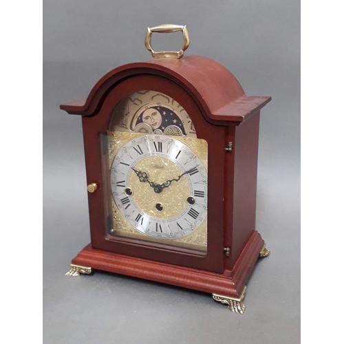 193 - A Franz Hermle chiming mantle clock, height 29cm.