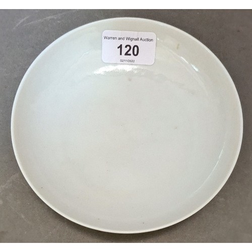 120 - Two Chinese dishes, diameter 14.5cm & 16.5cm.