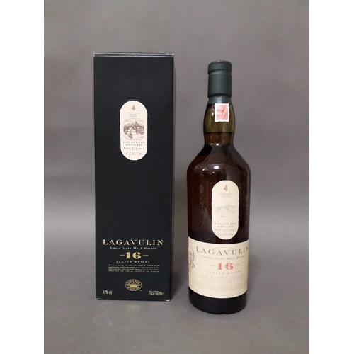 73 - Lagavulin 16 year old single match scotch whisky.