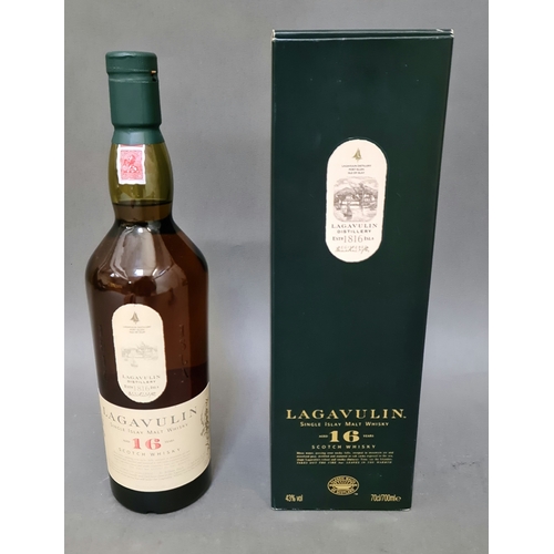 73 - Lagavulin 16 year old single match scotch whisky.