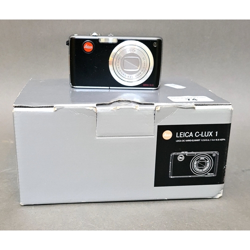 74 - A Leica C-Lux 1 digital compact camera with Leica digital camera software V5.0 CD, Leica 64 MB SD ca... 