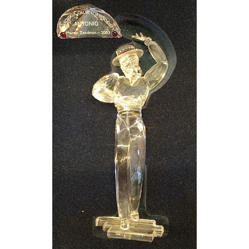 141 - A Swarovski crystal Magic of Dance Antonio ornament 2003, with box.