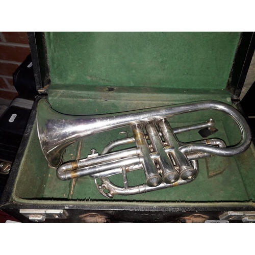 286 - An Imperial by Boosey & Hawkes cornet in fitted case.