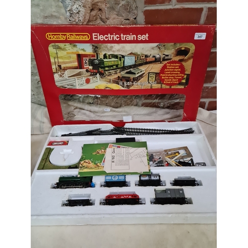 347 - A Hornby electric train set, R. 541 freight set.