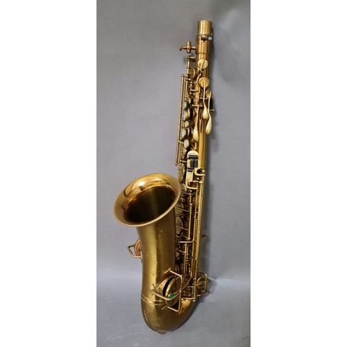 281 - A Buescher alto saxophone with hard case.