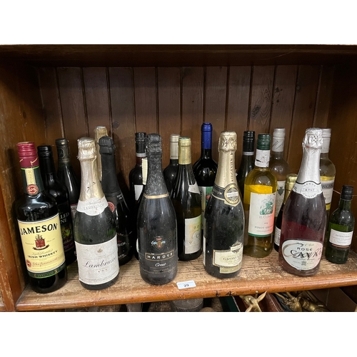 29 - A selection of Wine and a bottle of Jameson Irish Whisky