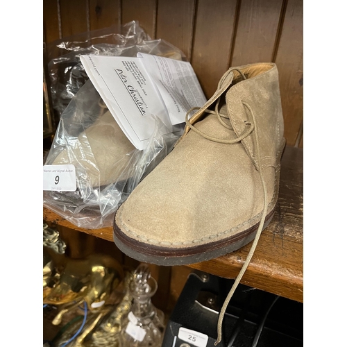 9 - A pair of size 7 Loake Classic Desert Boots-,Suede Sand.,  (unworn)