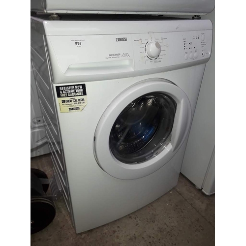 997 - A Zanussi 7kg 1400rpm washing machine