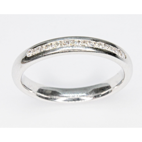 172 - A diamond eternity ring, total approx. diamond wt. 0.22ct, hallmarked 18ct white gold, sponsor's ini... 