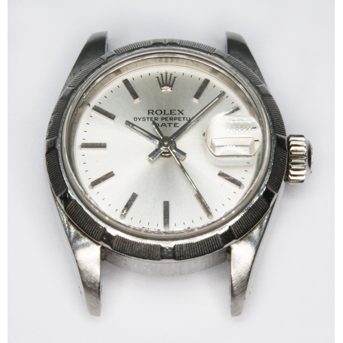 183 - A ladies 1989 Rolex Oyster Perpetual Datejust  stainless steel wriswatch, ref. 69190 stainless steel... 