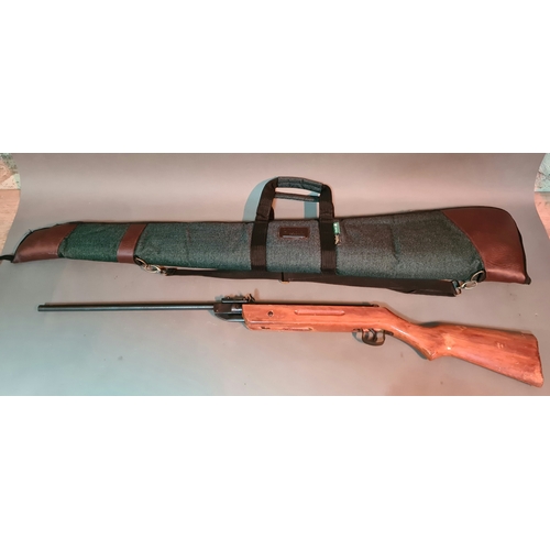 11 - A Chinese Westlake .22 calibre air rifle, 109cm long, with soft Napier green bag. (BUYER MUST BE 18 ... 