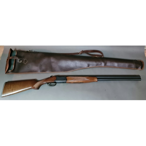 3 - Lanber over and under 12 bore shotgun with 27 1/2 inch barrel, serial no. 153504, 44