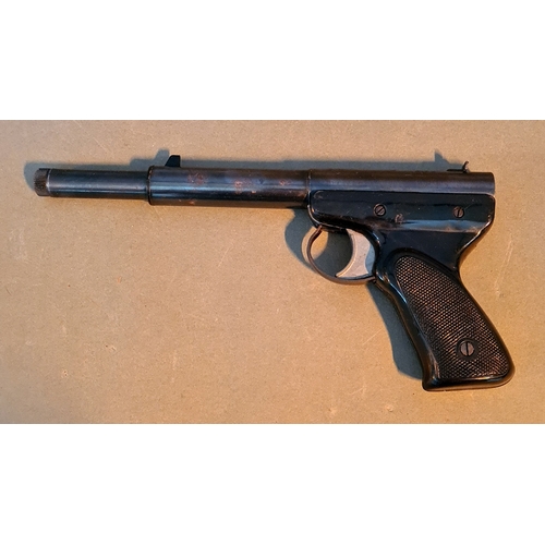 20 - A Diana mod.2 .177 calibre air pistol, 23cm long. (BUYER MUST BE 18 YEARS OLD OR ABOVE AND PROVIDE P... 
