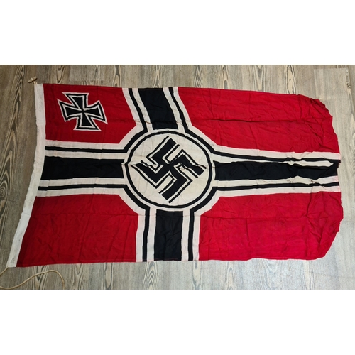 39 - A reproduction WW2 era German Nazi flag.