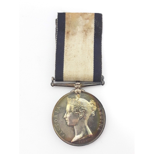 53 - Naval General Service Medal 1793-1840 awarded to William Yates.