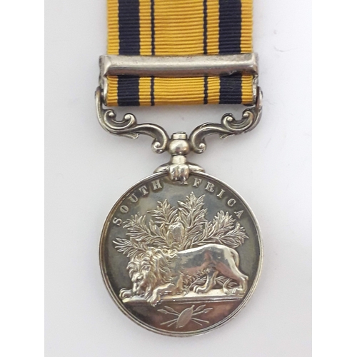 64 - Zulu War 1879, South Africa Medal awarded to private W Wilburn 2/21st Foot, stamped '790 PTE. W. WIL... 