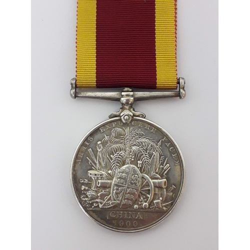 73 - China War Boxer Rebellion 1900, awarded to Sowai Mehtab Singh 16th Cavalry (Bengal Lancers), '273 SO... 