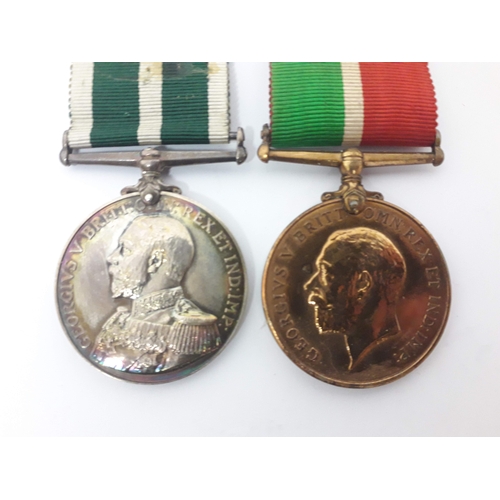 88 - Two Naval medals; Long Service medal awarded to J Clancy 'D.2050. J. CLANCY. SEAN. R.N.R.' and a Mer... 