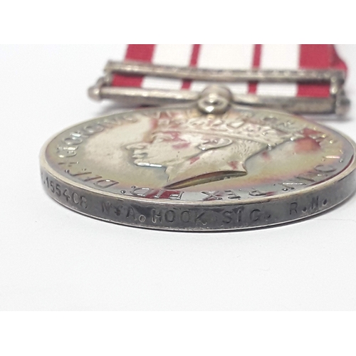 90 - Naval General Service Medal 1915-1962, awarded to 'C/JX.155408 N.A. HOOK SIG. R.N.' with single bar ... 