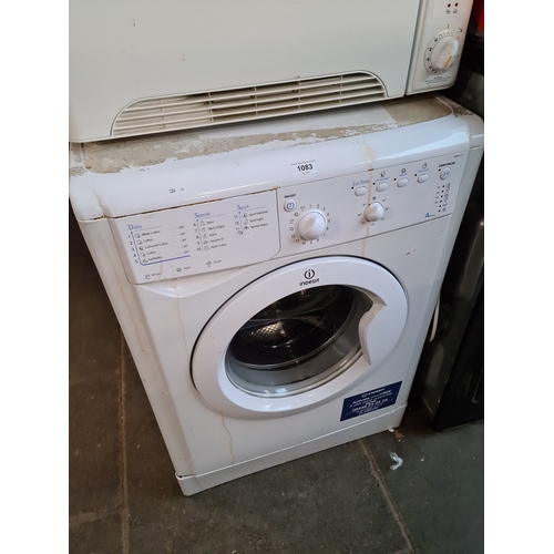 1083 - An Indesit washing machine.