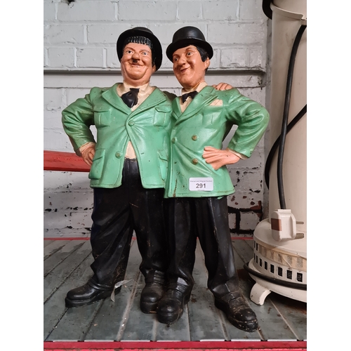 291 - Laurel & Hardy composite figure.