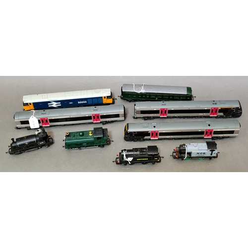 164 - A collection of Hornby, Lima and Tri-ang locos.