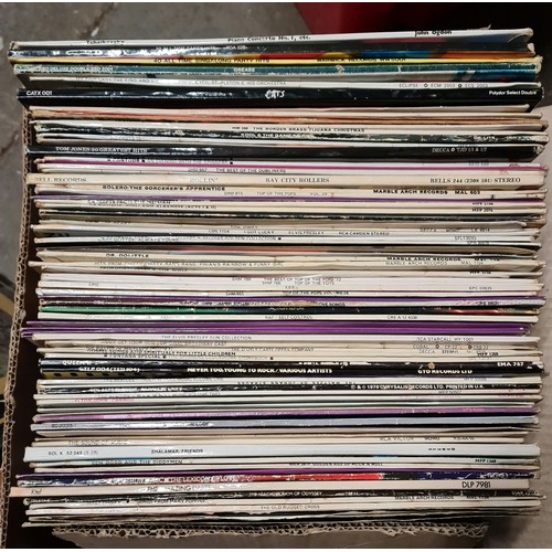 204 - 3 boxes of sheet music and 3 boxes of LPs, etc.