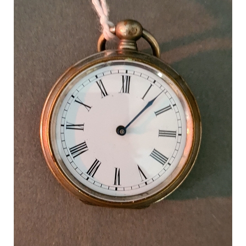 51 - A French late 19th century automatic pocket watch, diameter 42mm.