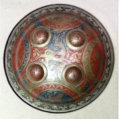 101 - A pair of Eastern hand shields, diameter 28cm.