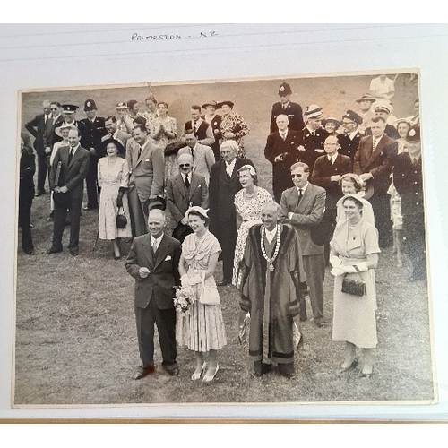 116 - Royal Commonwealth Tour 1953-1954, Outward Journey, an album of original photographs depicting Queen... 