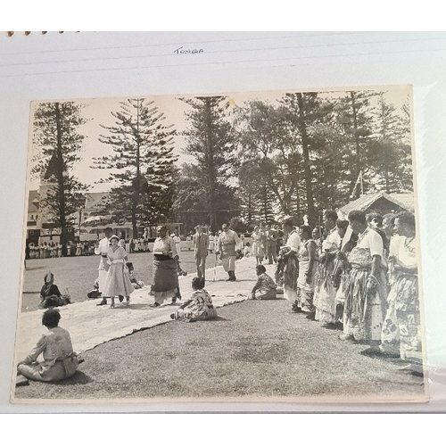 116 - Royal Commonwealth Tour 1953-1954, Outward Journey, an album of original photographs depicting Queen... 