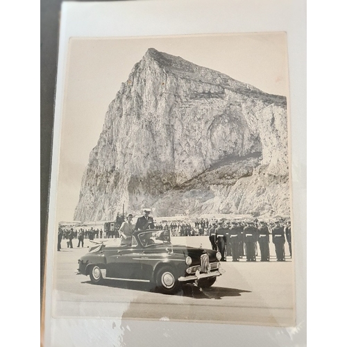 116 - Royal Commonwealth Tour 1953-1954, Outward Journey, an album of original photographs depicting Queen... 