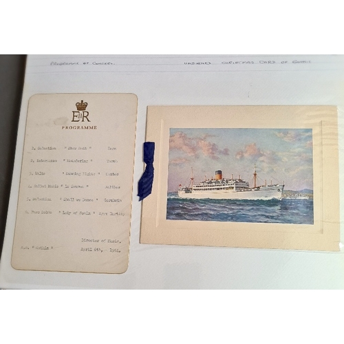 116 - Royal Commonwealth Tour 1953-1954, Outward Journey, an album of original photographs depicting Queen... 