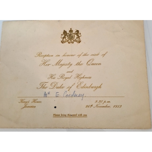 116 - Royal Commonwealth Tour 1953-1954, Outward Journey, an album of original photographs depicting Queen... 