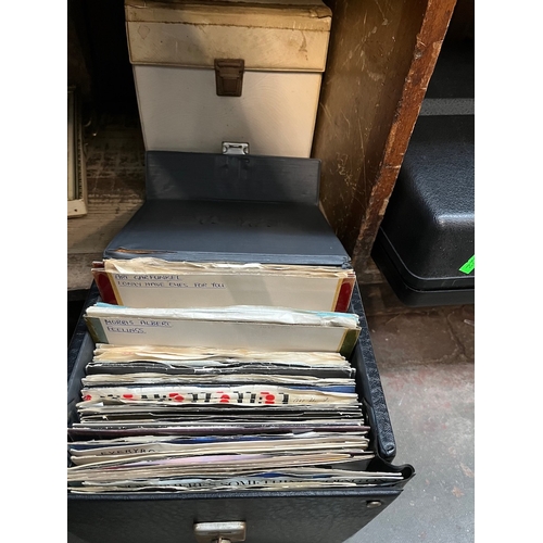 82 - Two boxes of 45s