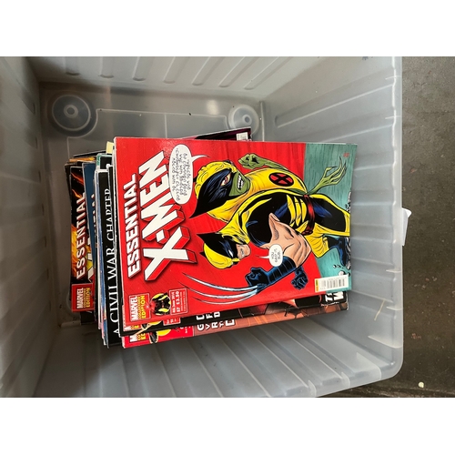 87 - A box of Xmen comics.