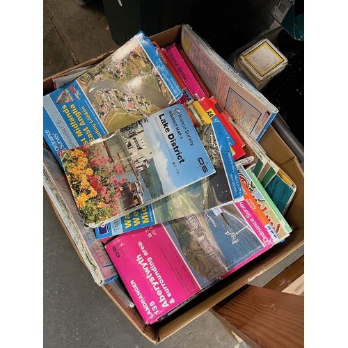 109 - A box of Ordnance Survey Maps