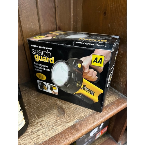 35 - A rechargeable halogen quartz lantern.