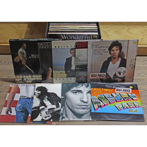 176 - A case of LPs including nine Bruce Springsteen.