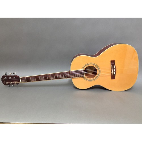 58 - A Fender Global Design Series GDP100 parlour sized acoustic guitar.