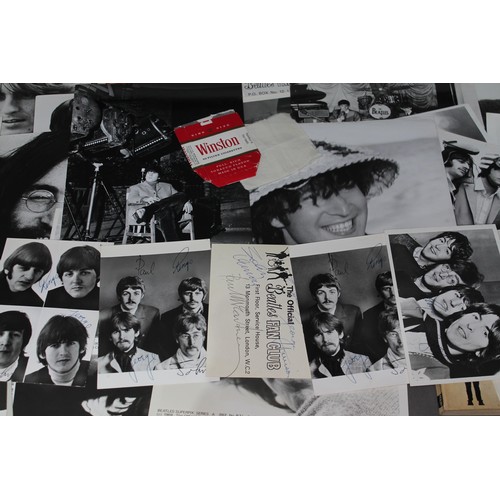 128 - A collection of Beatles memorabilia collected by the current vendor while she was a member of the Be... 