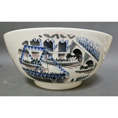 99 - A 1975 Wedgwood Boat Race bowl designed by Eric Ravilious , limited edition no. 133/200, with box an... 