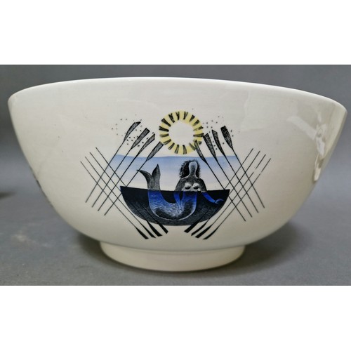 99 - A 1975 Wedgwood Boat Race bowl designed by Eric Ravilious , limited edition no. 133/200, with box an... 